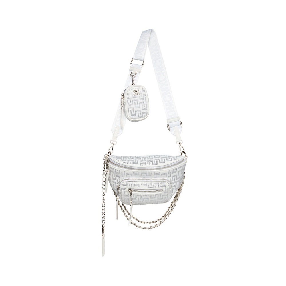 Steve Madden BMaxima Rhinestone Convertible Belt Bag/ Crossbody